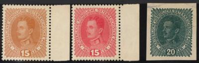 * - Österr. 2 Stück Nr. 221P (15 Heller - Stamps