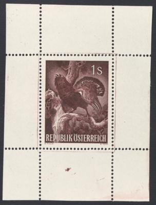 ** - Österr. Nr. 1079 P III (1 S Jagdratskongreß), - Briefmarken