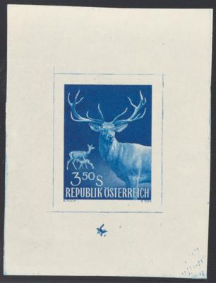** - Österr. Nr. 1082 PU III (3,50 S Jagdratkongreß), - Briefmarken