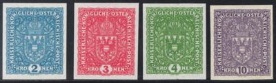 (*) - Österr. Nr. 204IzU/207IzU - Briefmarken