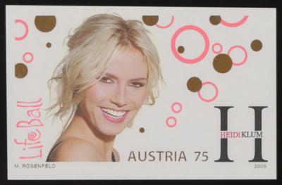 ** - Österr. Nr. 2565U (Heidi Klum - Lifeball 2005 UNGEZÄHNT), - Briefmarken
