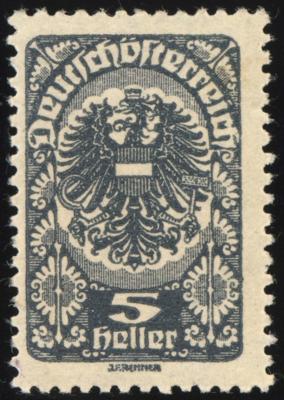 ** - Österr. Nr. 257c (SCHWARZGRAU), - Briefmarken