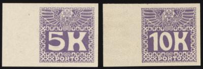 ** - Österr. - Porto Nr. 45U/46U - Briefmarken