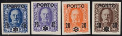** - Österr. Porto Nr. 60U/63U, - Briefmarken