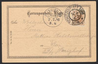 Poststück/Briefstück - Partie Poststücke Österr. meist Ausg. 1890/1901, - Francobolli