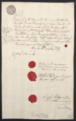 Poststück - Fiskal - Philatelie - Partie Signetten - Dokumente Österr. Monarchie ab ca. 1767 u.a. aus Wels, - Stamps