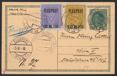 Poststück - Flieger - Kurierlinie Lemberg - Wien: ERSTFLUG: - Stamps