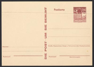Poststück - Österr. Ganzsache Mi Nr. P427 Pa (1,50S Bauten)   MIT GEKLEBTER PAPIERBAHN, - Briefmarken