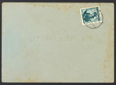 Poststück - Österr. Nr. 888 (5 Gr. Trachten II) auf BLINDENDRUCKSACHE von Wien nach Graz aus 1952, - Stamps