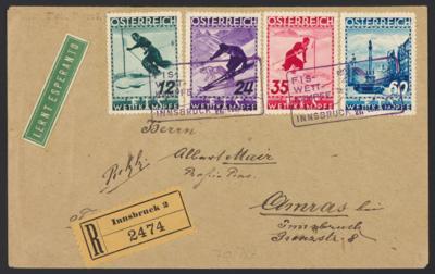 Poststück - Partie Poststücke Österr. I. Rep. u.a. mit Rotarier, - Briefmarken
