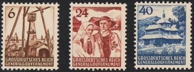 ** - Gen. Gouv. Nr. I/III (Land und Leute), - Briefmarken
