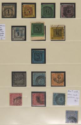 .gestempelt/Briefstück/Poststück - altd. Staaten - Sammlung Baden, - Briefmarken