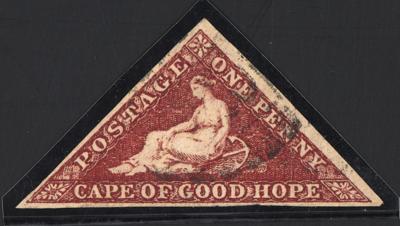 .gestempelt - Kap der Guten Hoffnung Nr. 1 II (1 Penny), - Briefmarken