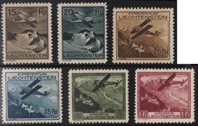 **/*/gestempelt/Poststück - Sammlung Liechtenstein Ausg. 1912/2015 m. div. Sätzen, - Briefmarken