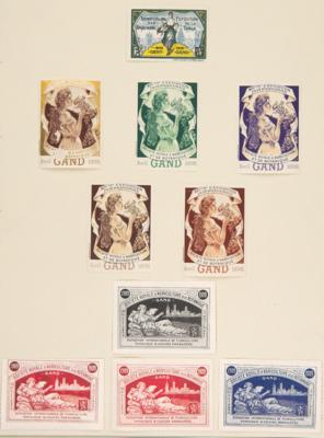 */(*)/gestempelt - Reichh. Partie Vignetten (Cinderellas) div. Europa mit Belgien, - Briefmarken