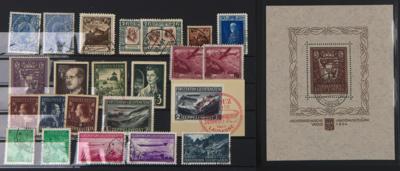 .gestempelt - Sammlung Liechtenstein 1912/1992, - Briefmarken