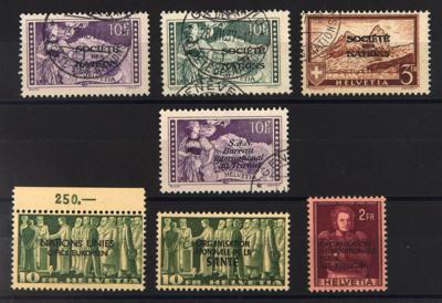 **/gestempelt - Schweiz - Sammlung Internationale Ämter, - Briefmarken