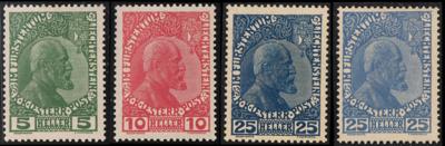 ** - Liechtenstein Nr. 1 y/3 y - Briefmarken