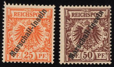 * - Marschall - Inseln Nr. 3 II/6 II, - Briefmarken