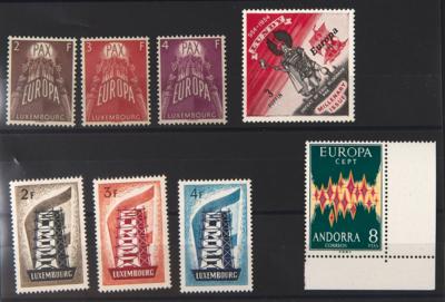 ** - Reichh. Sammlung Europa Gemeinschaftsausgaben CEPT ca. 1956/2018, - Stamps and postcards
