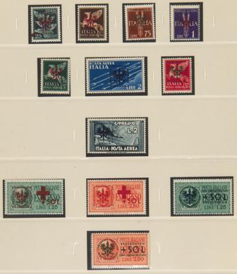 ** - Sammlung D. Bes. Laibach incl. Portom., - Stamps and postcards
