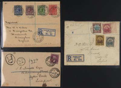 Poststück/Briefstück - Partie Poststücke Brit. Kolonien u.a. mit Turks and Caicos Isl., - Briefmarken