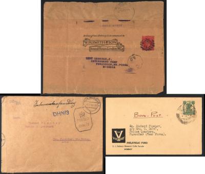 Poststück - D.Reich - Interniertenpost - Stamps and postcards