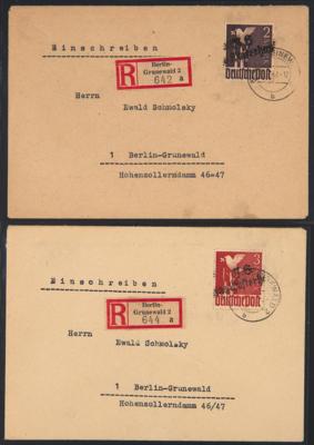 Poststück - Interess. Partie Poststücke - Briefmarken