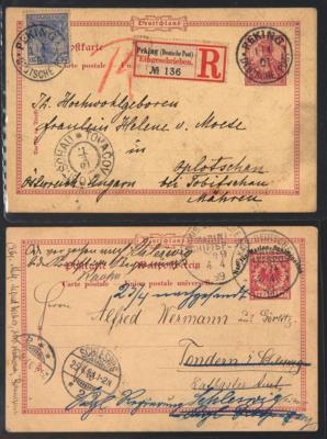 Poststück - Partie Poststücke D. Kolonien - Briefmarken