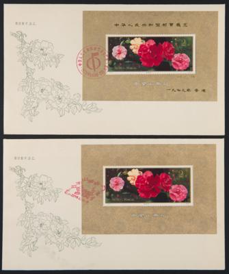 Poststück - VR China Block Nr. 20/21 je auf FDC, - Briefmarken