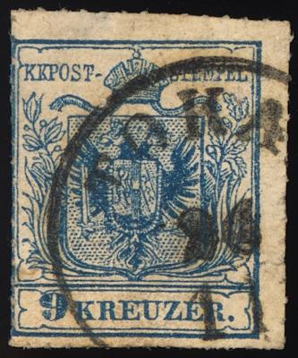 .gestempelt - Österr. Ausg. 1850 - TOKAYER DURCHSTICH, - Briefmarken