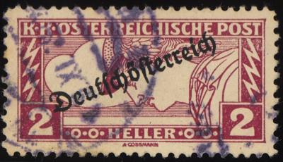.gestempelt - Österr. Nr. 252D (2 Heller (Eilmarke 1917 in Lz 121/2 : 11 1/2), - Známky a pohlednice