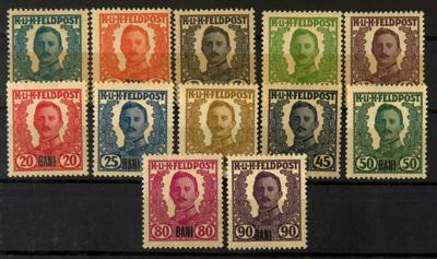 ** - Österr. Feldpost f. Rumänien - Stamps and postcards