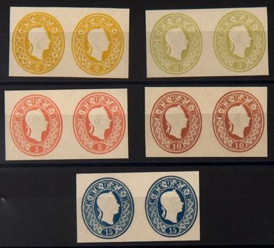 (*) - Österr. Monarchie - NEUDRUCKBOGENPROBEN Österr. 1884, - Stamps and postcards