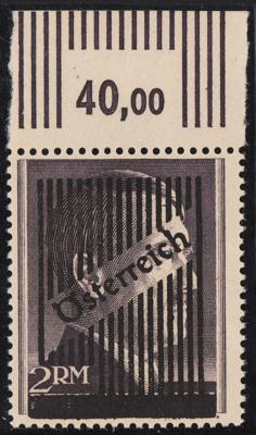 ** - Österr. Nr. Vb mit Plattenfehler "langes h", - Briefmarken