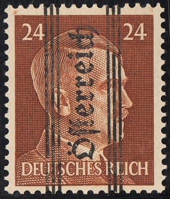 ** - Österreich Nr. 685 mit Plattenfehler "zerkratztes Österreich", - Francobolli e cartoline