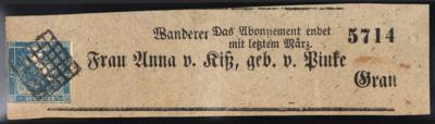 Briefstück - Österr. Nr. 6 IIIb auf - Briefmarken