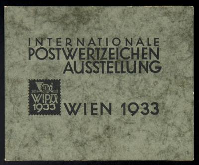 Poststück - Originalmappe zum WIPA - BLOCK, - Briefmarken