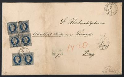 Poststück - Österr. Ausg. 1867 - Nr. 38II - Briefmarken