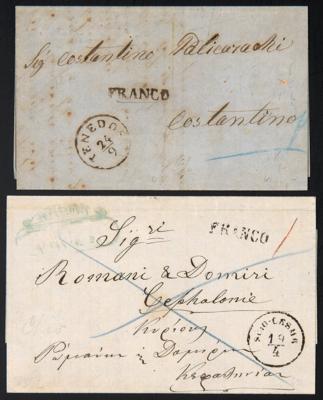 Poststück - Österr. post in d. Levante - Stamps and postcards