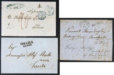 Poststück - Österr. Post in d. Levante Brief aus IBBRAILA 1863, - Známky a pohlednice