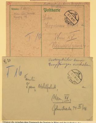 Poststück - Österr. seltene Briefkastenpost - Francobolli e cartoline