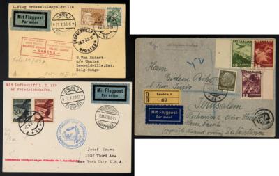 Poststück - Partie Flugpost Österr. I. Rep. ab ca. 1927, - Briefmarken
