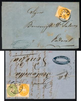 Poststück - Partie Poststücke Lombardei - Briefmarken