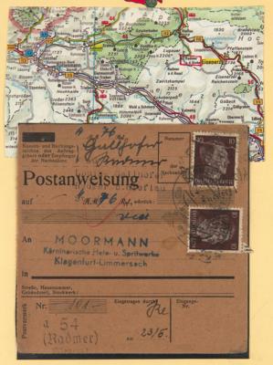 Poststück - Postanweisung vom 23. Mai - Stamps and postcards
