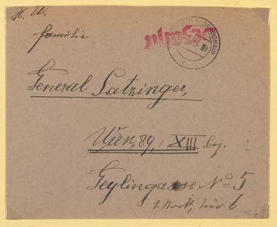 Poststück - Sammlung meist Flüchtlingspost vorwiegend von Vertriebenen aus dem deutschsrachigem Gebiet südliche CSR, - Stamps and postcards