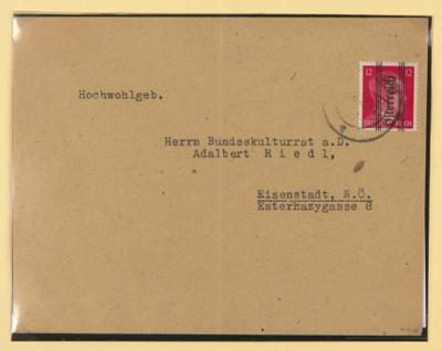 Poststück - Steiermark 3 saubere Kurierbriefe mit Grazer Aushilfsausgabe frankiert, - Briefmarken