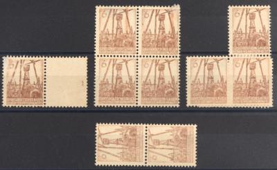 */**/(*) - Gen. Gouv. - Partie Makulatur der Nr. I (blasser Druck), - Stamps