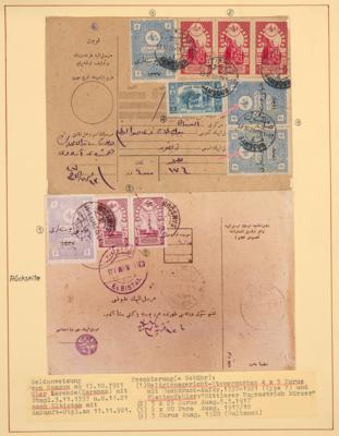 .gestempelt/*/Briefstück/Poststück - Spezial - Sammlung Türkei - Ankara - Regierung 1920/21 mit vielen Poststkn., - Francobolli