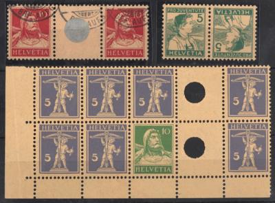 .gestempelt/*/**/Briefstück - Schweiz - Reichh. Partie - Stamps